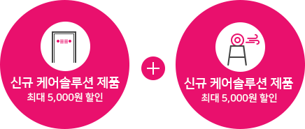 신규렌탈제품 최대 5,000원 할인 + 신규렌탈제품 최대 5,000원 할인